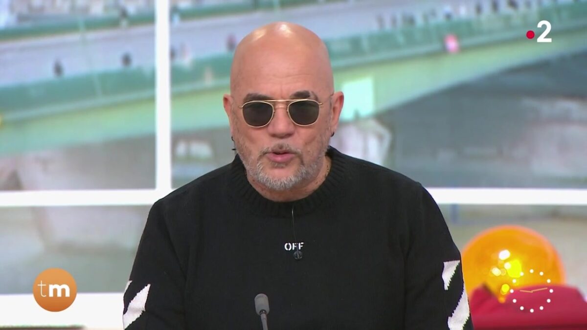 Pascal Obispo sur le plateau de Télématin, lundi 6 janvier 2024.