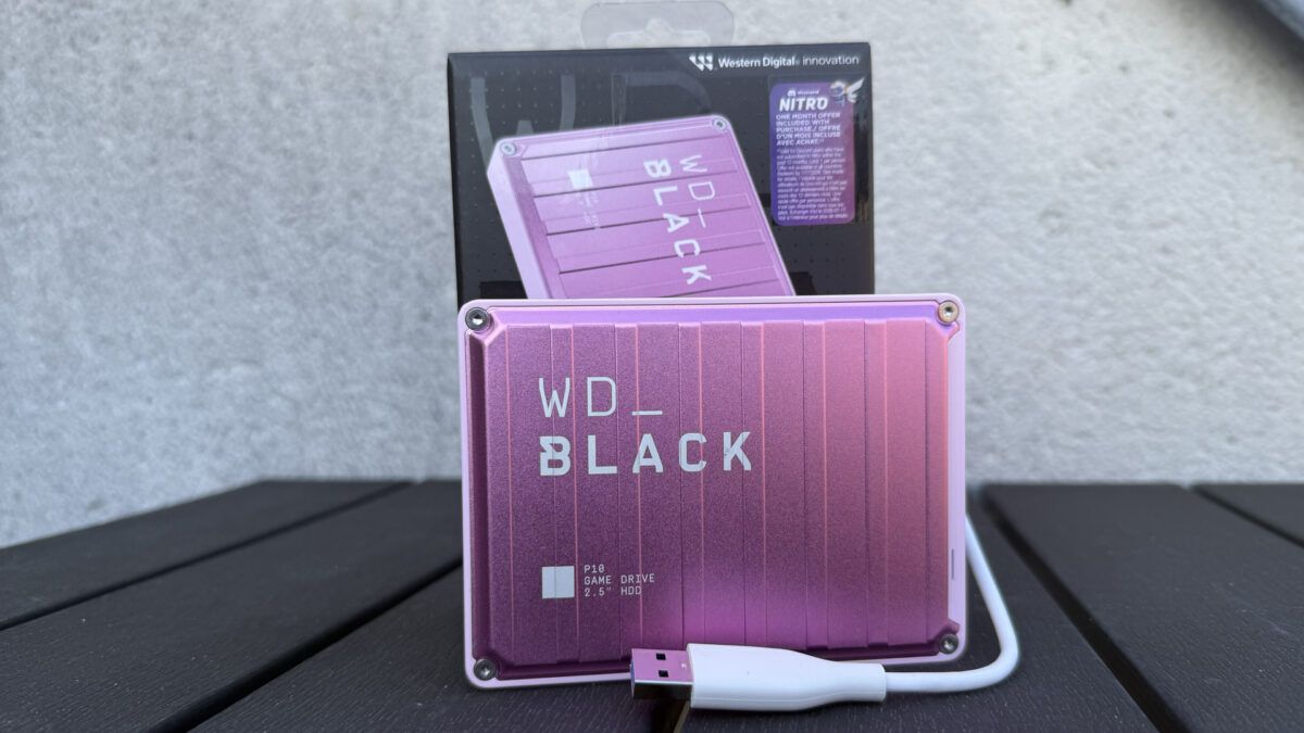 Test WD Black P10 Game Drive 4 To : un disque dur externe pour les gamers mais pas seulement