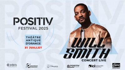 J-7 Positiv Festival : dernières places pour les 2 concerts événements de Will Smith