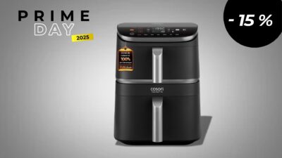 Prime Day : à peine lancé, cet Airfryer Cosori dernière génération s’offre une belle réduction (-15 %) !