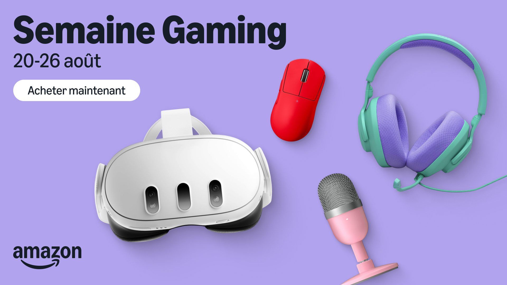 Gaming Week Amazon : notre sélection d’articles en promotion sous la barre des 100 €