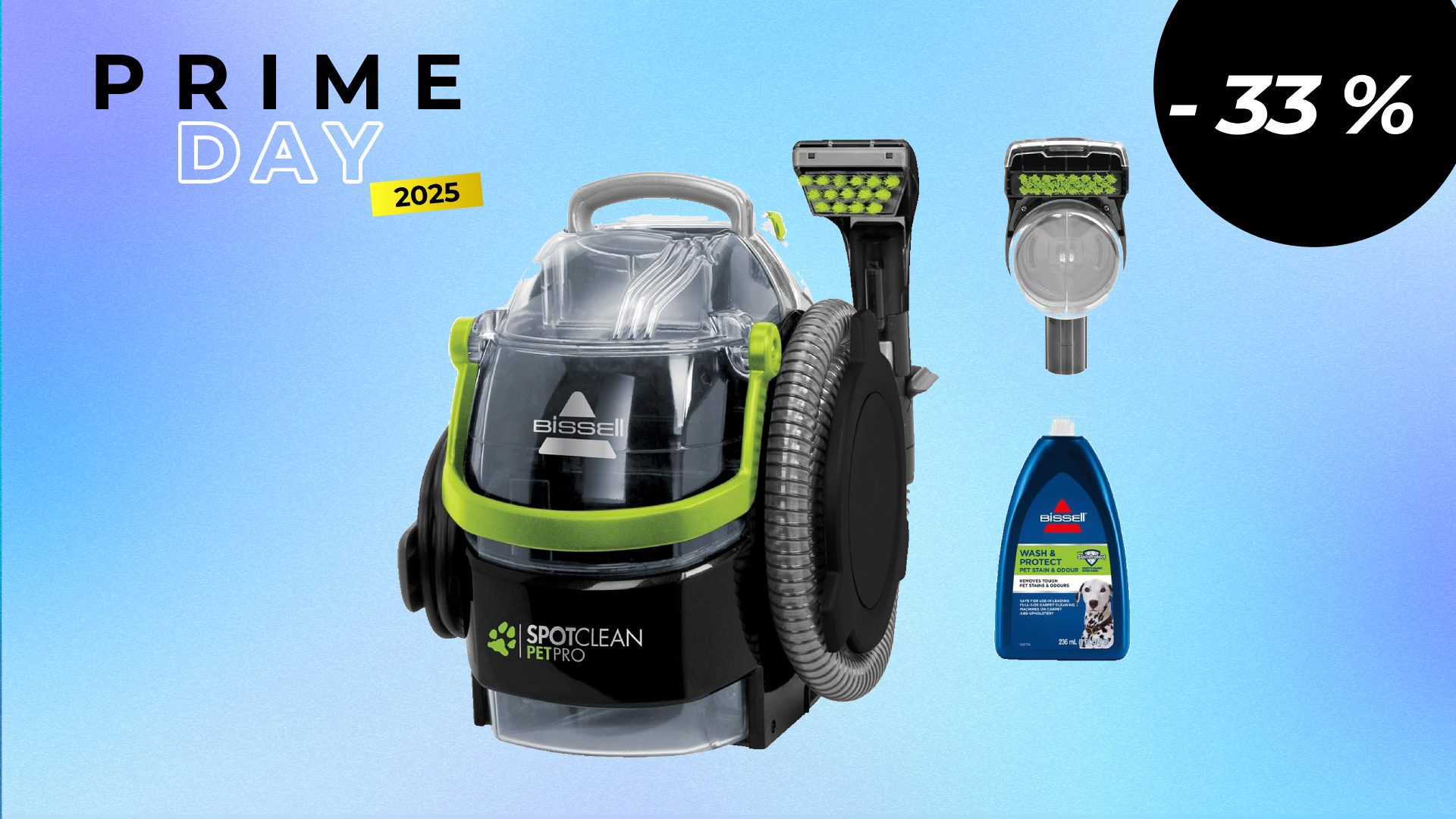 Ce nettoyeur de tâche Bissel est à prix cassé pendant Prime Day