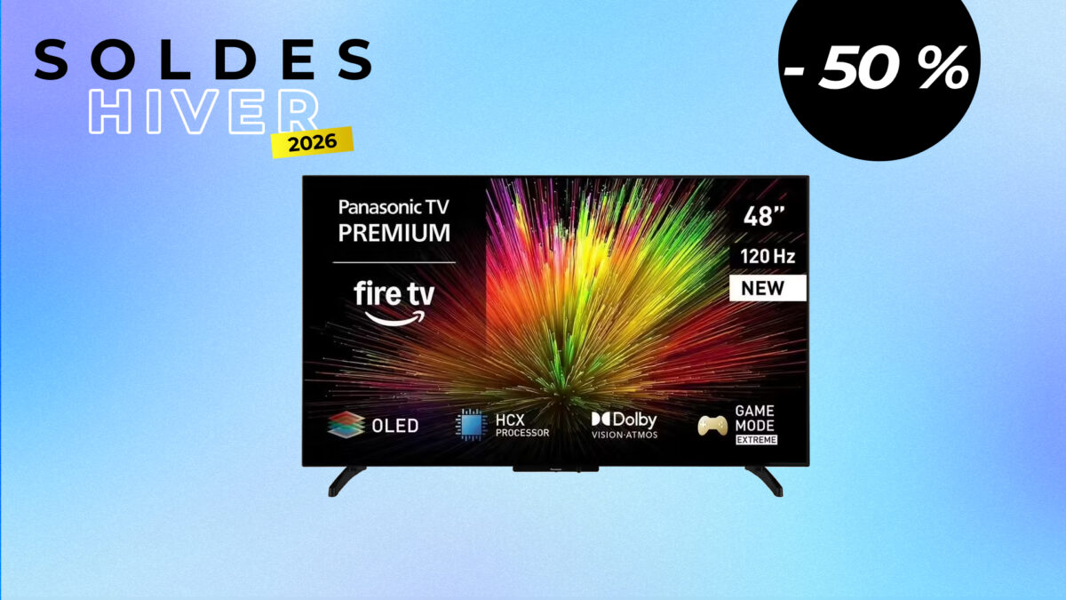 Soldes 2026 : ce téléviseur OLED Panasonic coûte moins de 600 €
