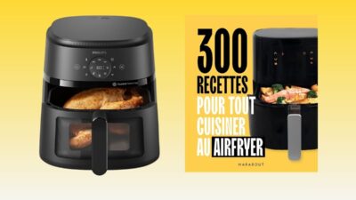 Airfryer Philips et livre de cuisine